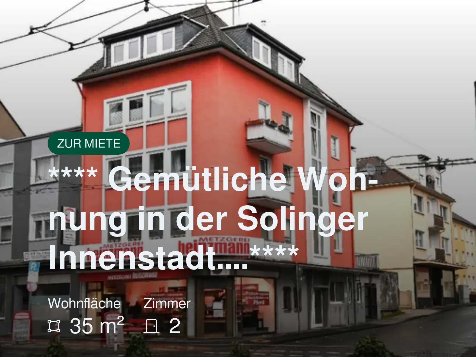 Neu im Angebot: **** Gemütliche Wohnung in der Solinger Innenstadt….****