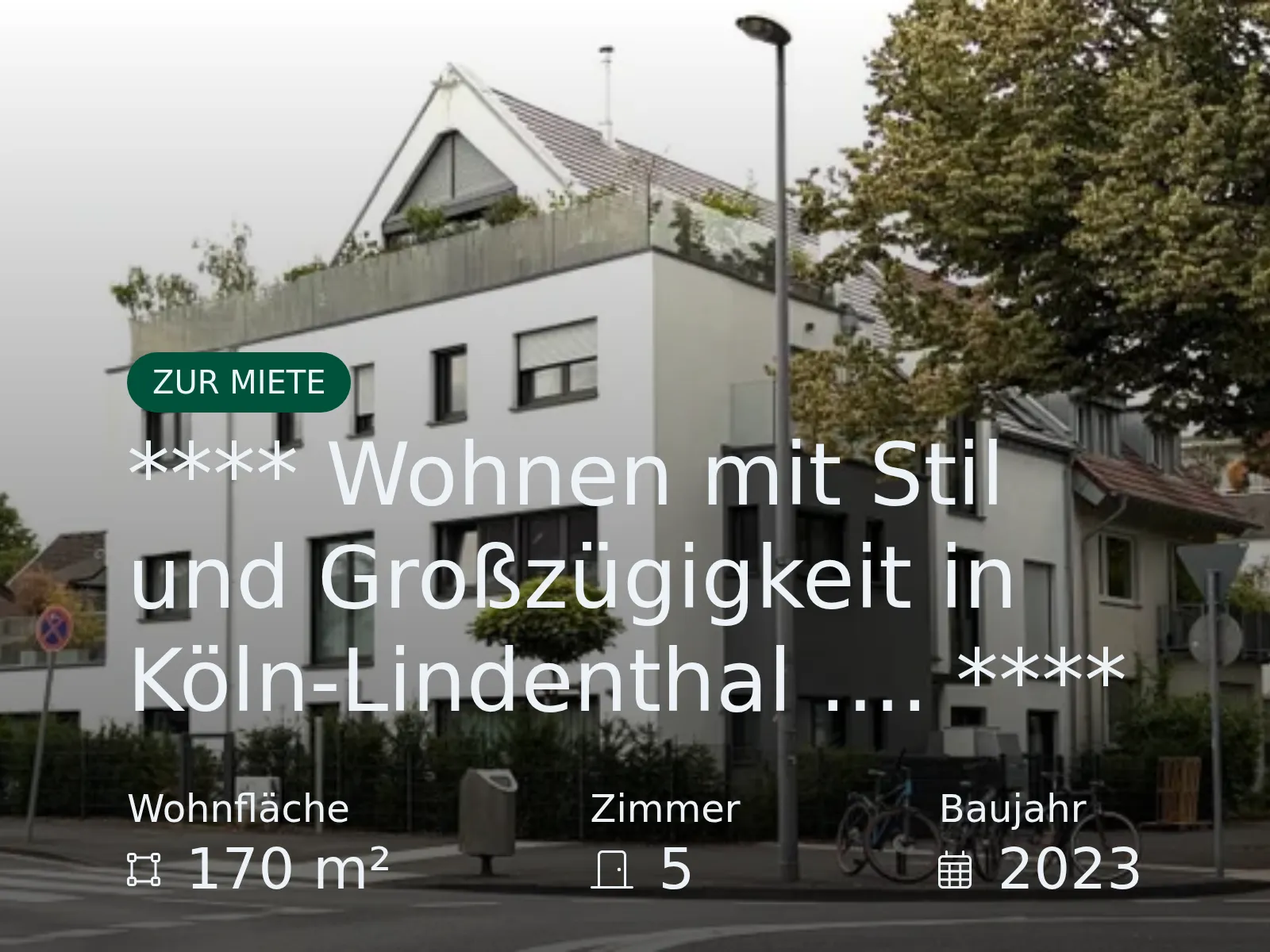 Neu im Angebot: **** Wohnen mit Stil und Großzügigkeit in Köln-Lindenthal …. ****